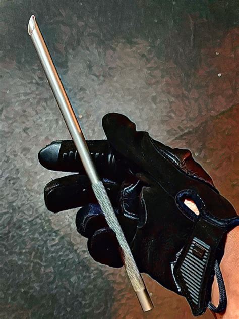 Apr 26, 2023 Designed for self defense, the vampire straw is super tough and long enough to be used like a dagger; its chiseled tip is sharp enough to puncture most synthetic materials, Szabo writes in. . Szabo vampire straw